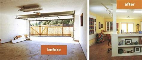 How much does it cost to convert a garage? Turning A Garage Into Living Space Makeover 7 Converting A ...