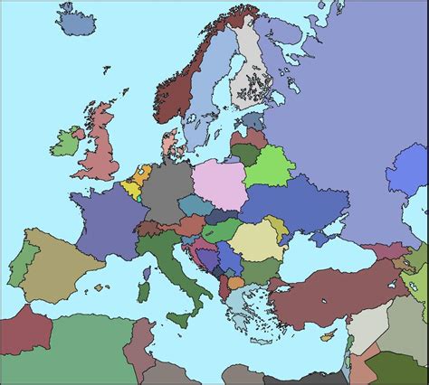 Europe Map In 2020 Gambaran