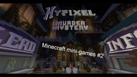 Minecraft Murder Mystery Seria Mini Games 2 Youtube