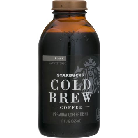 Starbucks Cold Brew Black Unsweetened Coffee 11 Fl Oz From Stater