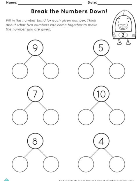 Free Printable Composing And Decomposing Numbers Worksheets