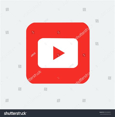 Red Play Vector Logo  Jpeg Eps Icon Buttonyoutube Flat Social