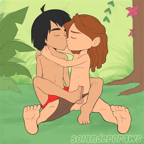 Post 4255595 Mowgli Solanderdraws Tarzan 1999 Film Tarzan Character The Jungle Book Crossover