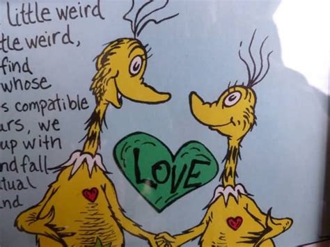 Dr Seuss Weird Love Quote Poster 12 Quotesbae