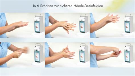 Hände Richtig Desinfizieren Hygienische Händedesinfektion In 6