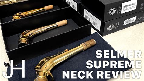 Selmer Supreme Solid Silver And Gold Plated Alto Saxophone Neck Review