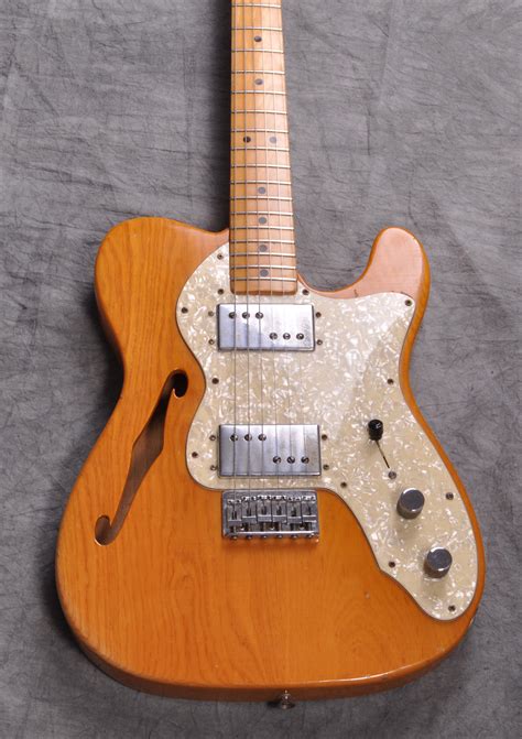 Fender Telecaster Thinline 1972 Nature Guitar For Sale Westend Music