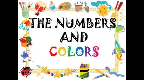 Numbers And Colors Youtube