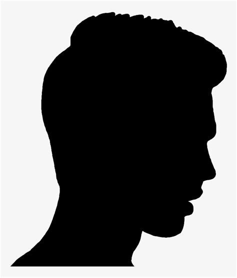 Man Face Profile Silhouette