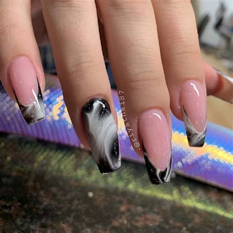 43 Jaw Dropping Ways To Wear Marble Nails Page 4 Of 4 Stayglam