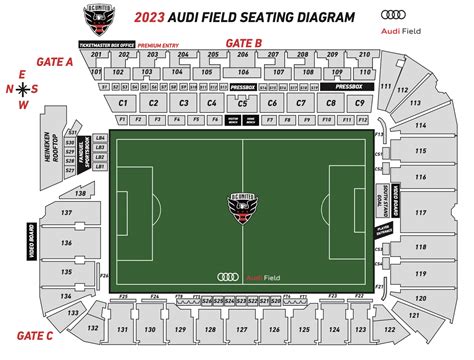 Stadium Maps Audi Field