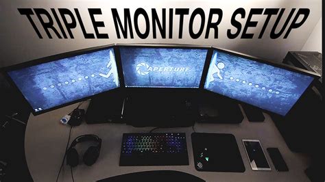 Triple Monitor Setup Pros Cons Asus Vg248qe Youtube