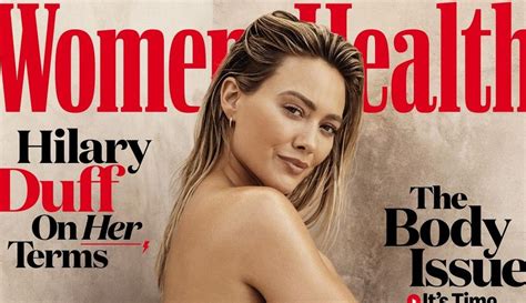 Hilary Duff Bares All For Nude Women S Health Cover Story My Xxx Hot Girl