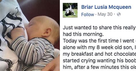Mom Breastfeeds Her Baby In Public Then A Stranger Does This Mom S