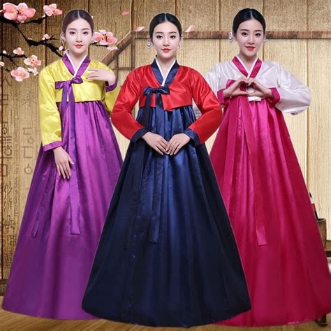 2019 Hanbok Dress For Women Traditional Korean Clothing Ancient Palace National Performance