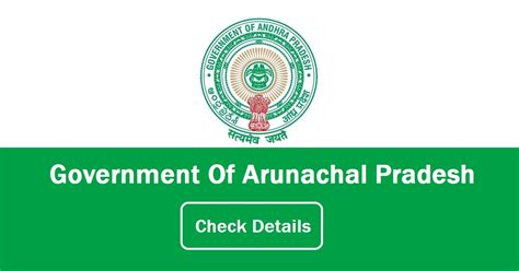 Latest Arunachal Pradesh Govt Job Notifications 2024 Latest Updates