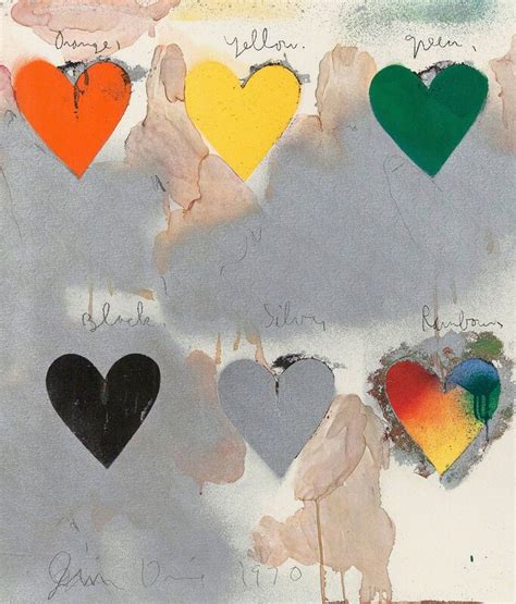 Jim Dine 8 Hearts Look 1970 Available For Sale Artsy