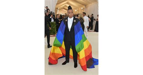 Lena Waithe S Rainbow Cape At The Met Gala Pictures POPSUGAR Celebrity UK Photo
