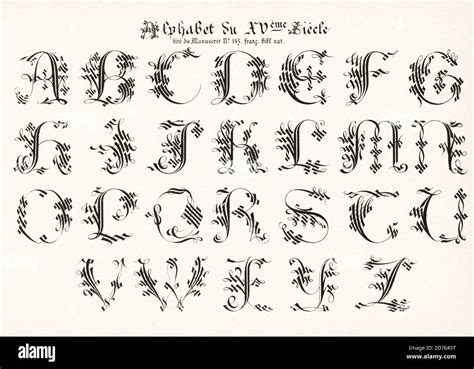 Alphabet Medieval Illuminated Letters All About Cwe3