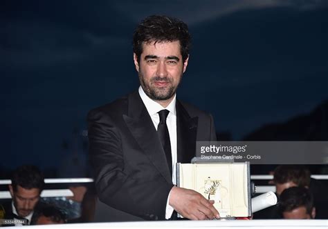 Iranian Actor Shahab Hosseini Poses With The Award For Best Actor For