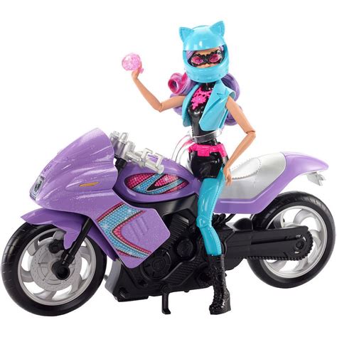 Barbie Spy Squad Doll And Cat Burglar Motorcycle Barbie Doll Clothes