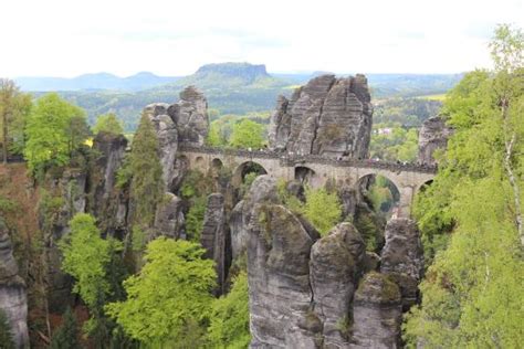 скалистый массив Picture Of Saxon Switzerland National