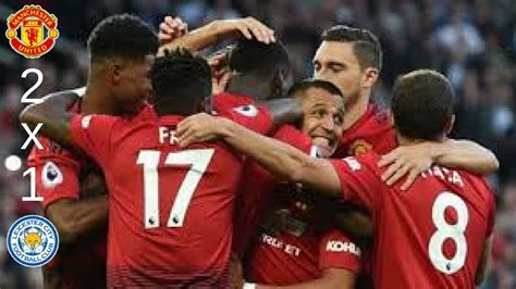 We believe that manchester united will score first and add another one, but leicester will get a consolation goal to take back home. Manchester United 2 x 1 Leicester City melhores momentos 10 08 18 - YouTube
