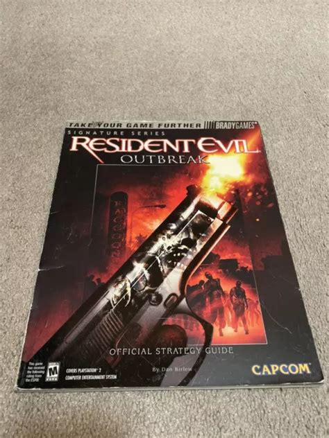 Resident Evil Outbreak Official Strategy Ps Guide W Poster Brand New