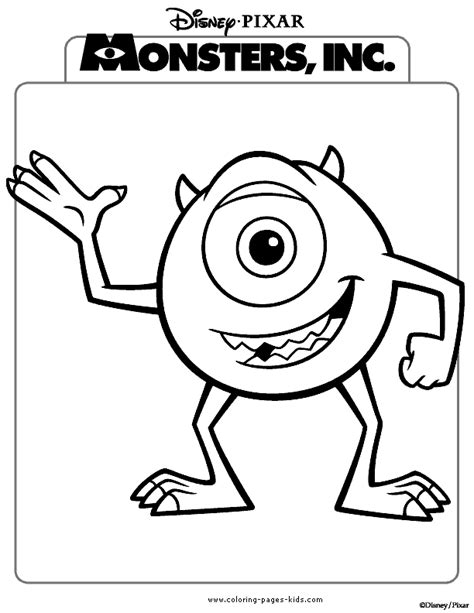 Coloring pages are printable coloring pictures with residents of monstropolis familiar to each kid. Monsters inc coloring pages - Coloring pages for kids ...