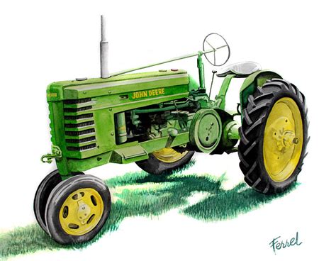 John Deere Tractor Drawing At Getdrawings Free Download