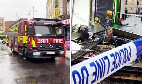 The scene in portugal street (picture: London news: Building collapses in Ealing after gas leak ...