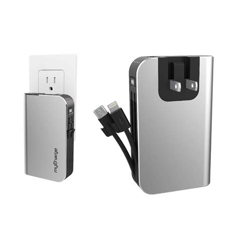 Mua Mycharge Portable Charger With Built In Cables And Wall Plug Iphone