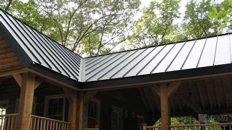 Standing Seam Charcoal Gray Steel Metal Roof Metal Roofing Metal