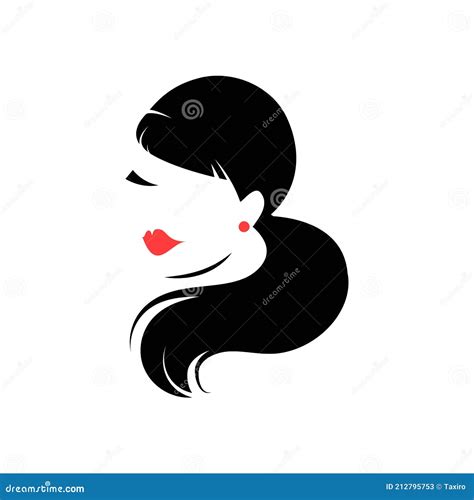 Face Glamorous Girl Stock Vector Illustration Of Graphic 212795753