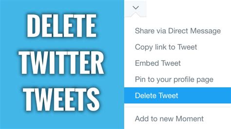 How To Delete Twitter Tweets Fast Easy Youtube