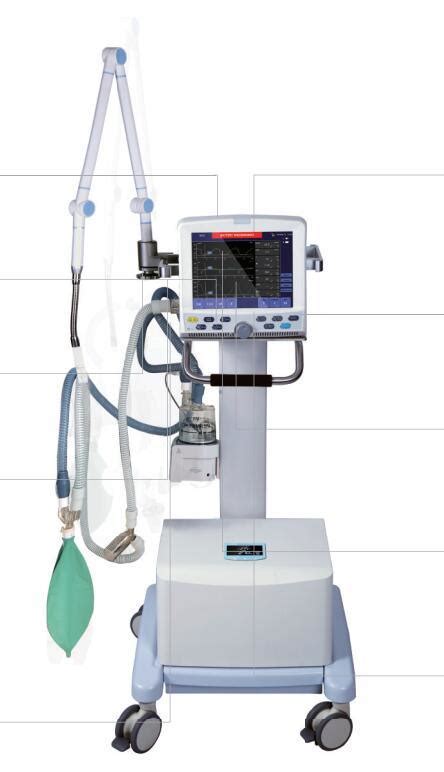 China Medical Emergency Icu Oxygen Breathing Ventilator Machine