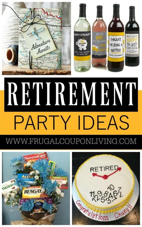 There are several ways to go here, including making that golf tournament or 5k run for the charitable cause or causes that hit home for the guest of honor. Retirement Party Ideas | Retirement ideas, Retirement ...