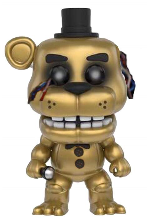 Withered Golden Freddy Pop Vinyl Five Nights At Freddys Amino