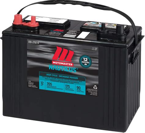 Motomaster Nautilus Group Size 27 Deep Cycle Battery Canadian Tire