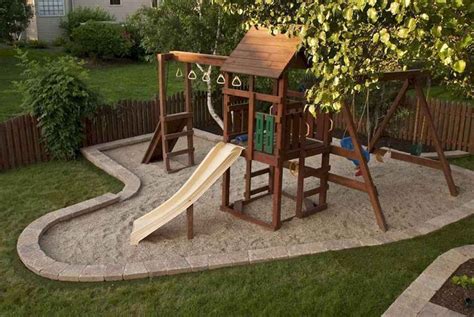 70 Exciting Small Backyard Playground Kids Design Ideas