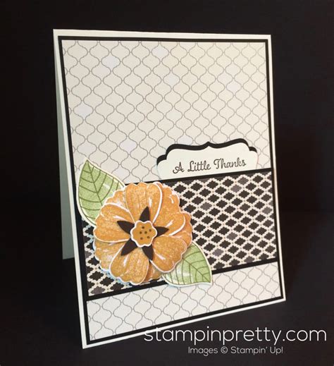 Bunch Of Blossoms Thank You Card Stampin Pretty