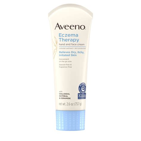 Aveeno Eczema Therapy Hand And Face Cream Travel Size Lotion 26 Oz