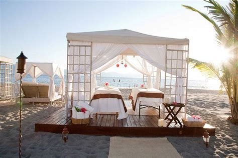 Cabana On The Beach Romantic Beach Getaways Massage Room Couples