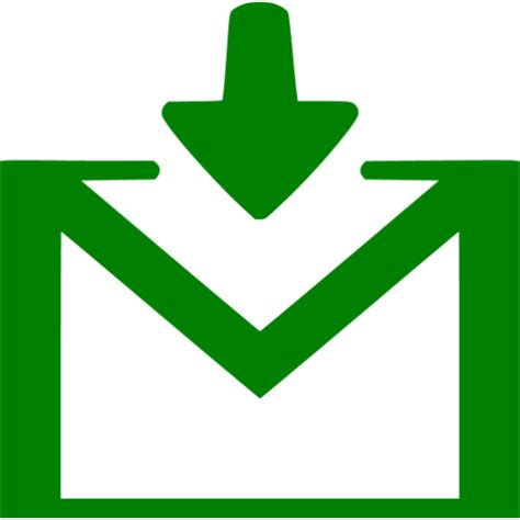 Green Gmail Login Icon Free Green Mail Icons