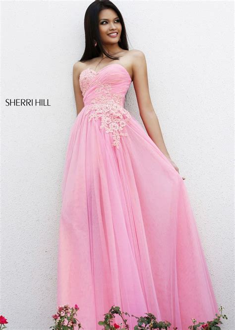 Shop New 2014 Sherri Hill Prom Dresses Find Sherri Hill 11114 Pink