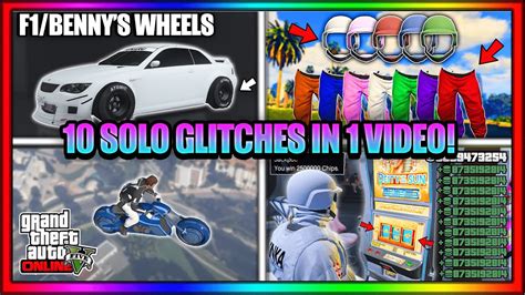 Solo 10 Gta Glitches In 1 Video After 167 The Best Gta 5 Glitches
