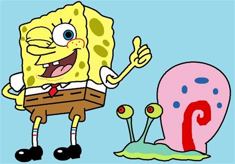 Spongebob And Gary By Nightsfankevin On Deviantart