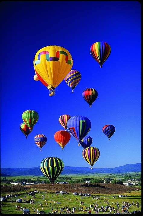 Cool Picture Collection Multi Colored Hot Air Balloon