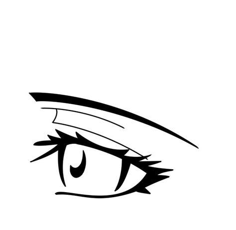 Anime Eye Female Sv Lineart By Countribabe On Deviantart