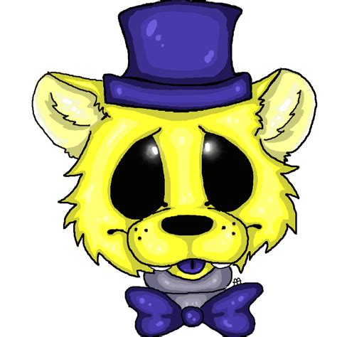 Fnaf Golden Freddy Drawing At Explore Collection